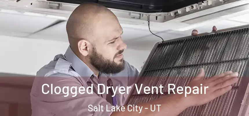  Clogged Dryer Vent Repair Salt Lake City - UT